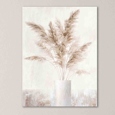  Toile Pampas dans un vase 