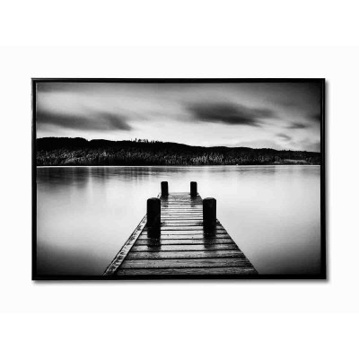 Lauren Taylor - Abstract Canvas Print Lake Scene 60x90