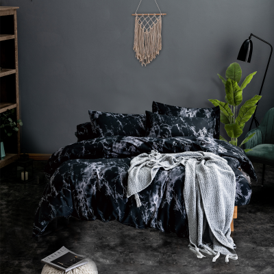 Lauren Taylor - Carrara | Comforter Set | Black
