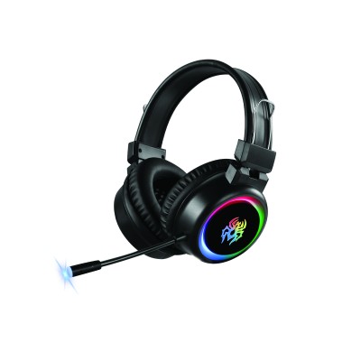 Gaming Headset With Headset Retractable Microphone