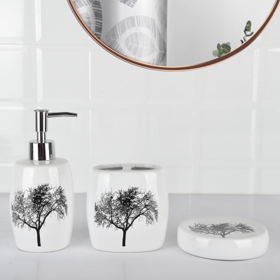 Ensemble 3 pièces en céramique pour le bain