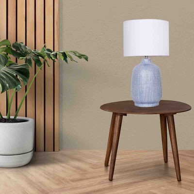 Laurent Taylor - Lampe de table en céramique bleue