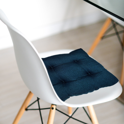 LAUREN TAYLOR - ETHAN Faux Linen Chair Pad