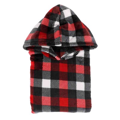 CHARLEVOIX Poncho velours Sherpa