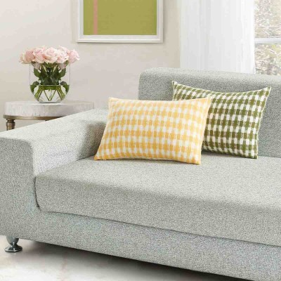 Coussin Odette à carreaux imbriqués tissés