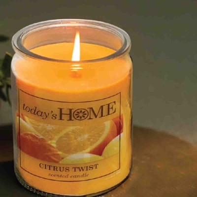 Bougie parfumée de qualité supérieure de 16 onces Citrus Twist