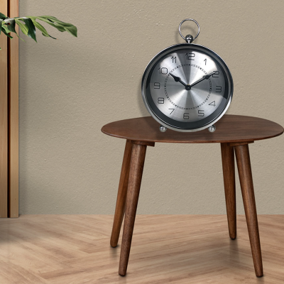 Horloge de table argent