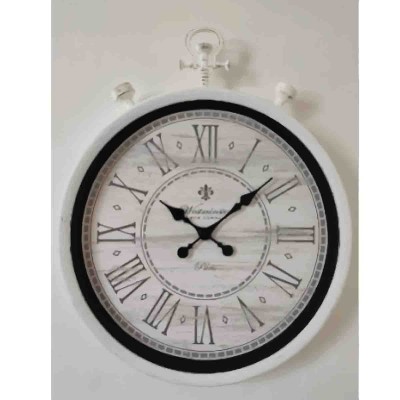 Wall Clock Vintage White