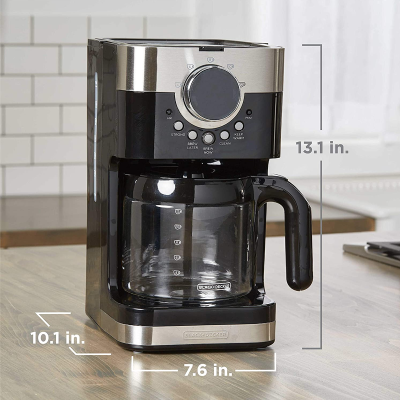 BLACK+DECKER | 12-Cup Programmable Coffee Maker