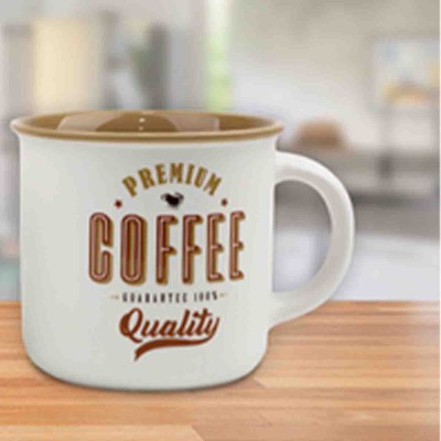 Tasse à café blanche