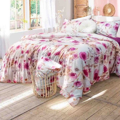 Lauren Taylor -VIOLET 3 PCS Floral Comforter Set