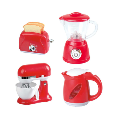 Mixer et cuire les électroménagers-rouge