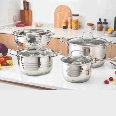 Massimo 7pc Stainless Steel Cookware Set 