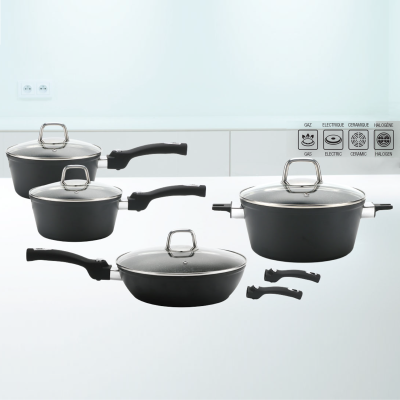 Massimo | 12-Piece Cookware Set - Black Rock Series