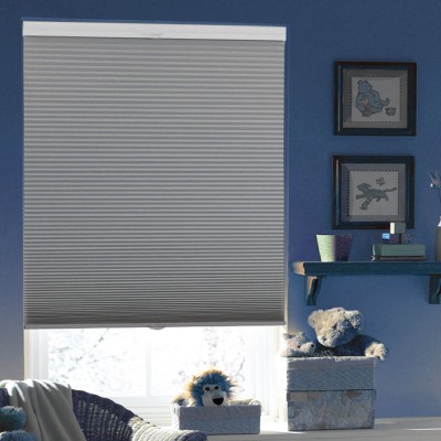 Cordless Blackout Pleated Cellular Blinds | Grey