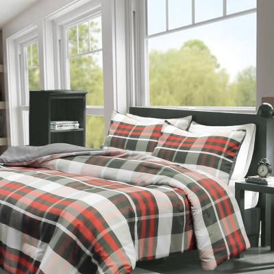 Marco - Comforter Set  Black/white/red