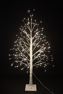 Feu d'artifice de Noël Sapin de Bouleau 276L Blanc chaud