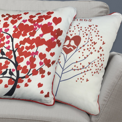 Lauren Taylor - Coussins Valeria en faux lin