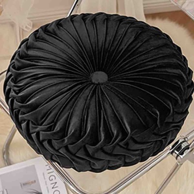 Coussin  rond de 16 pouces  Velours Asst