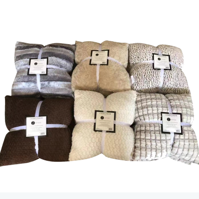 Lauren Taylor - Kensie 2 pk coussins molletonnés