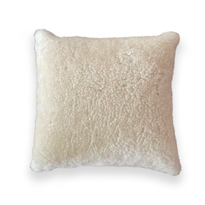 Faux Sheepskin Cushion 18x18 Inches