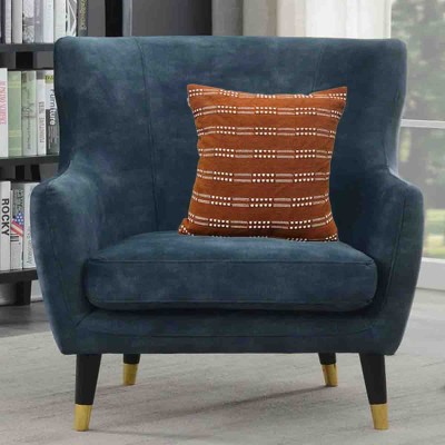 LAUREN TAYLOR - Coussin carré en coton AVERY
