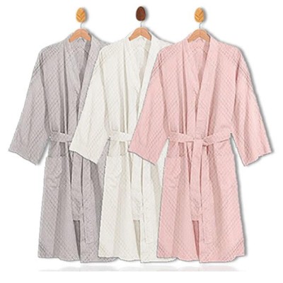 Claudia - Peignoir en molleton pour femme