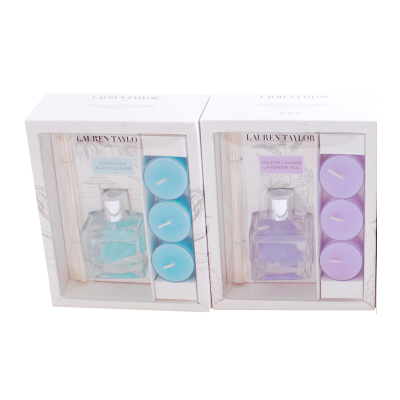 60 ML Reed Diffuser Set With 3 Tealight