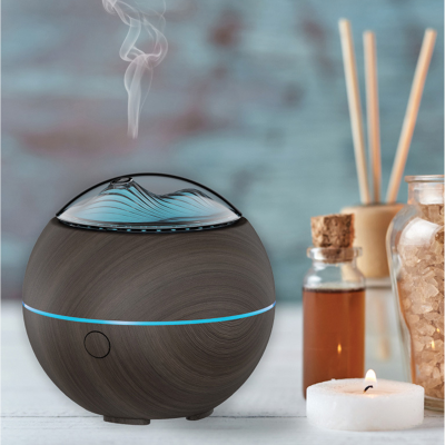 Globe Diffuser Dark Wood with USB