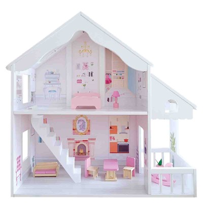 Maison de poupée en bois 59x24x56cm