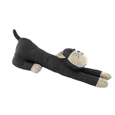 Door Stopper Cat Long Charcoal Length 29