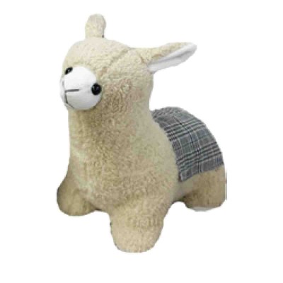 Door Stopper Llama Cream 10in Height 21x15x26cm
