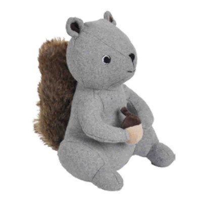  Door Stopper Squirrel Grey Height 10in 14x8x26cm