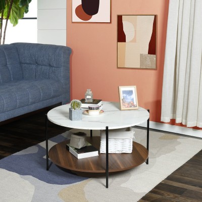 Dourado - Table basse avec structure en métal