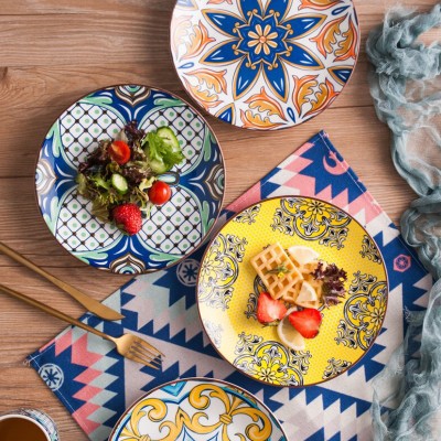 Dessert Plate 8.25in Ceramic Printed