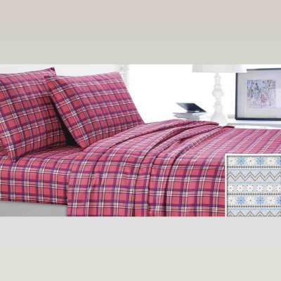 KATRINA  blue fair isle Duvet Cover Set