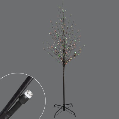 6' 204L Red & Green Color Changing Tree