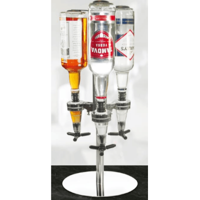 Distributeur d'alcool à 3 bouteilles