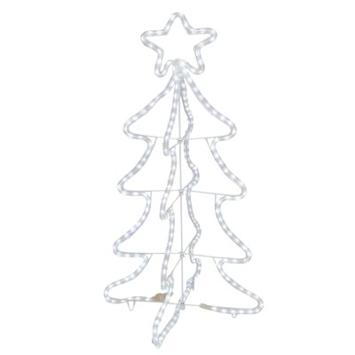 Arbre de 36 pouces à flocon de neige à DEL