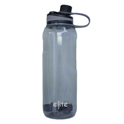 Elite -transparent Water Bottles 2000ml Lids Asst.