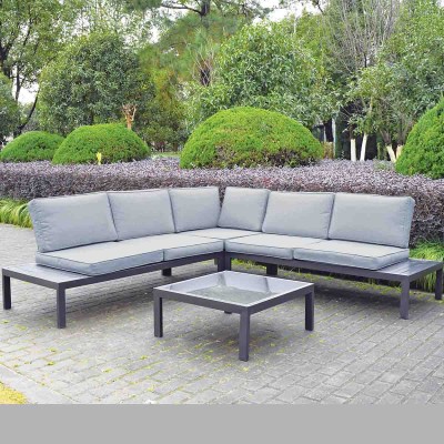 Sol Del Mare - Windsor Dark Grey Outdoor Sectional Sofa