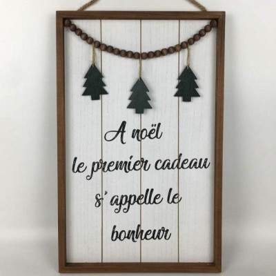 Art mural Noël Bonheur Cadeau