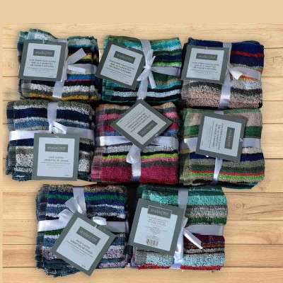 Studio 707 - 5 Pk Stripe Face Cloths