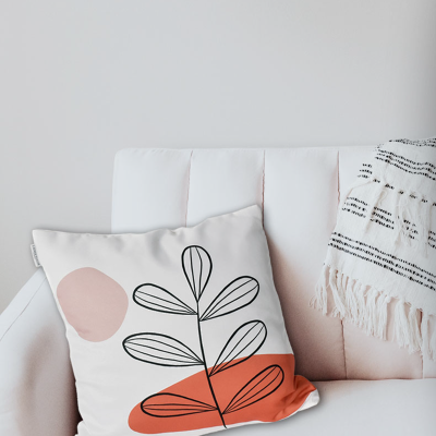 Lauren Taylor - Coussin en faux lin