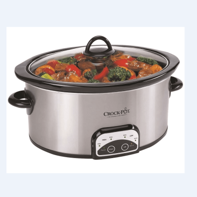 Crock-Pot® Smart-Pot™ - Mijoteuse ovale programmable 3.8L (4Qt.) | Acier inoxydable