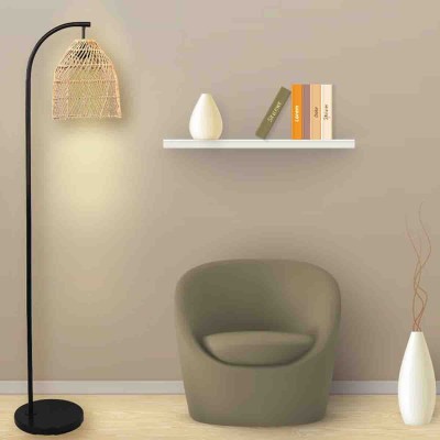 Laurent Taylor - Lampadaire en rotin