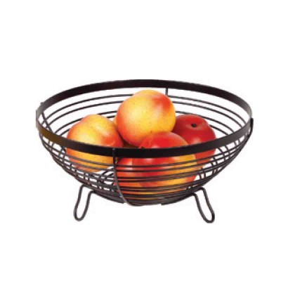 Wire Fruit Basket 27.5*13.5cm Black