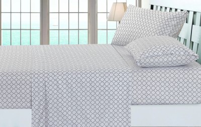 Collection Lindam - Ens. de draps en microfibre | géométrique noir