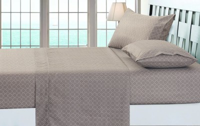 Collection Lindam - Ens. de draps en microfibre | géométrique gris