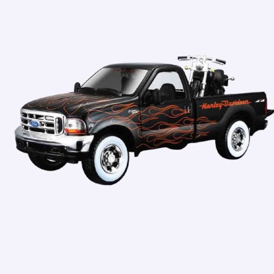 1:24 Hd Motorcycle With Vehicle